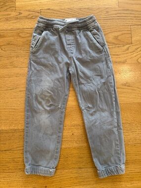Zara Light Gray Casual Jogger Trouser Pant 6